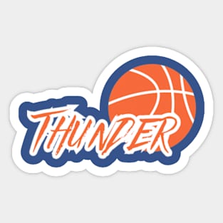 okc thunder basketball Sticker